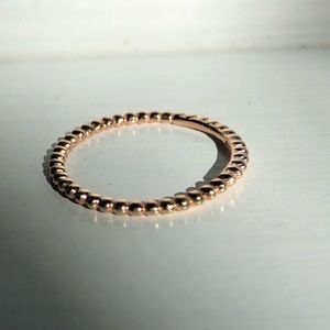 14k Rose Gold Plated Sterling 925 Ring